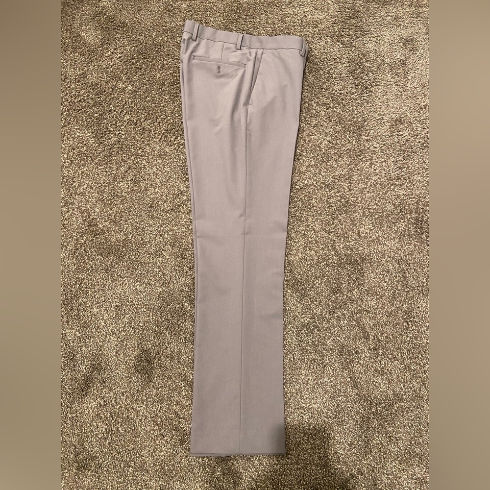 Men light gray dress pants